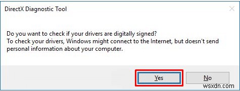 Windows 10 में DirectX डायग्नोस्टिक टूल का उपयोग कैसे करें