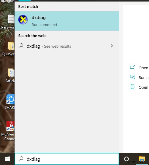 Windows 10 में DirectX डायग्नोस्टिक टूल का उपयोग कैसे करें