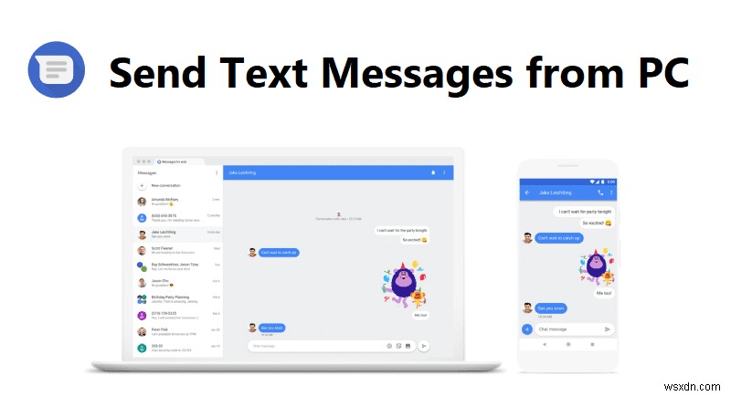 Android फ़ोन का उपयोग करके पीसी से टेक्स्ट संदेश भेजें