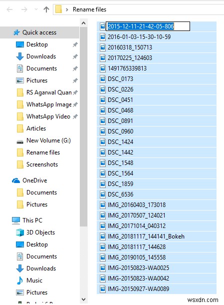 Windows 10 पर थोक में एकाधिक फ़ाइलों का नाम कैसे बदलें