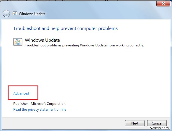 Windows 7 अपडेट ठीक करें जो डाउनलोड नहीं हो रहा है