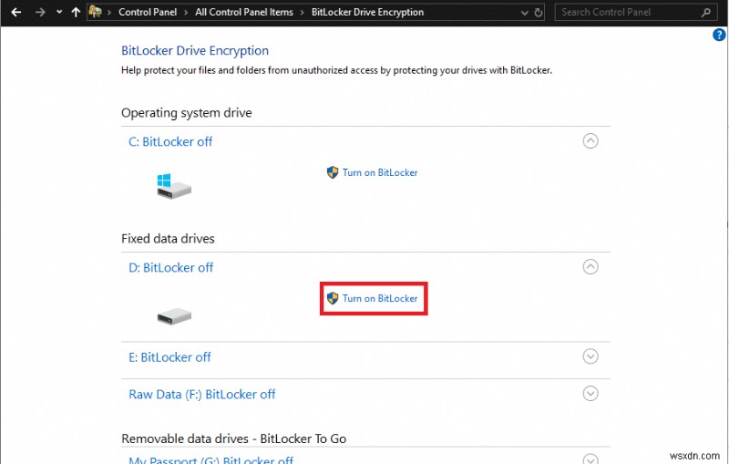 Windows 10 पर BitLocker एन्क्रिप्शन को कैसे सक्षम और सेट करें