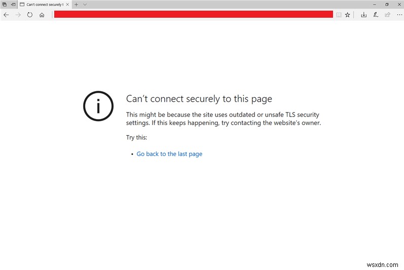 फिक्स इस पेज से सुरक्षित रूप से कनेक्ट नहीं हो सकता Microsoft एज में त्रुटि 