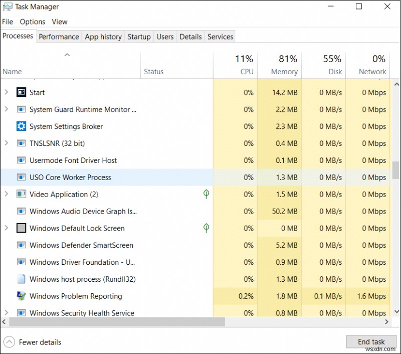 यूएसओ कोर वर्कर प्रोसेस या usocoreworker.exe क्या है? 