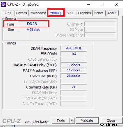 जांचें कि आपका RAM प्रकार Windows 10 में DDR3 या DDR4 है या नहीं 