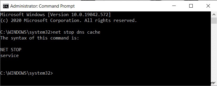 Windows 10 में DNS कैश को फ्लश और रीसेट कैसे करें