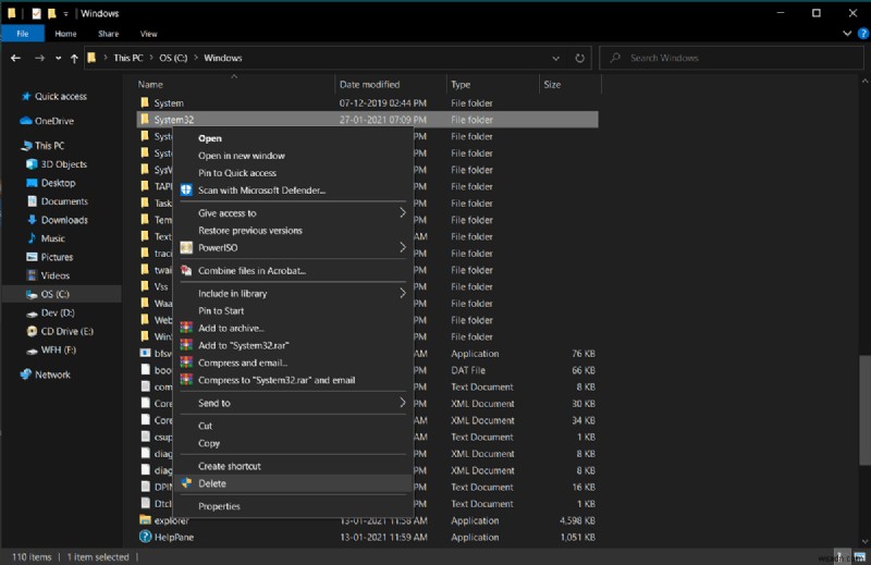 विंडोज में सिस्टम 32 फोल्डर को कैसे डिलीट करें? 