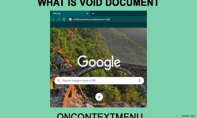 Void Document Oncontextmenu=null क्या होता है? राइट क्लिक सक्षम करें 