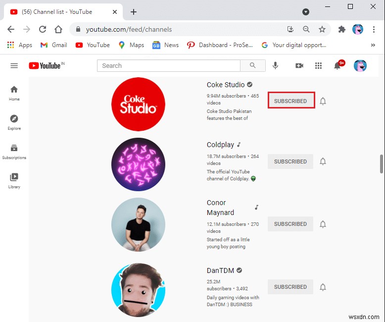 एक बार में YouTube चैनल को मास अनसब्सक्राइब कैसे करें 