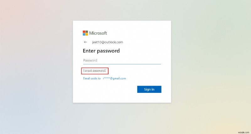 आउटलुक पासवर्ड कैसे रिकवर करें 