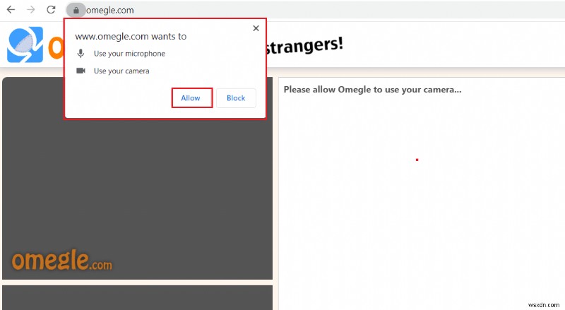 Omegle पर कैमरा कैसे इनेबल करें 