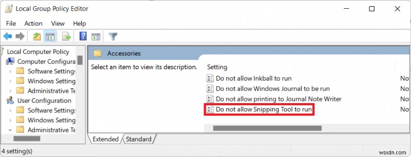 विंडोज 11 में स्निपिंग टूल को डिसेबल कैसे करें 
