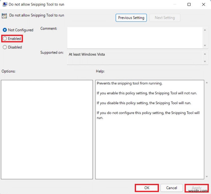 विंडोज 11 में स्निपिंग टूल को डिसेबल कैसे करें 