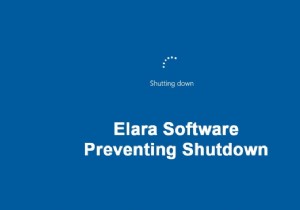 शटडाउन रोकने वाले Elara सॉफ़्टवेयर को कैसे ठीक करें