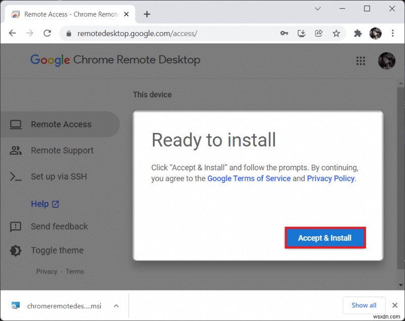 Windows 11 पर Chrome दूरस्थ डेस्कटॉप को कैसे सक्षम करें