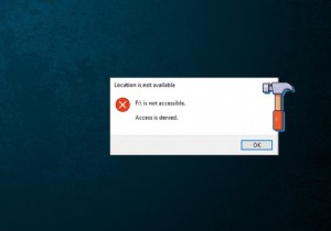 ऐक्सेस को कैसे ठीक किया जाए Windows 10