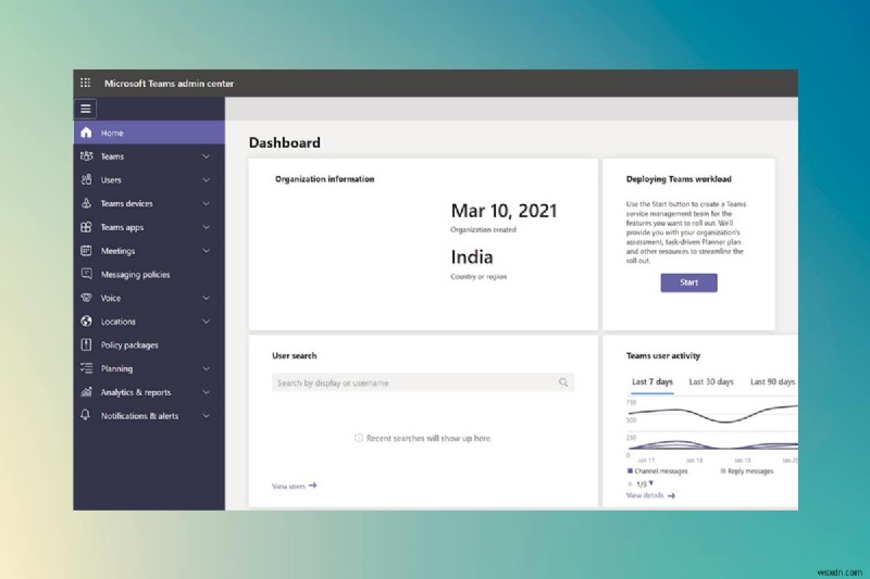 Microsoft Teams Admin Center लॉग इन कैसे करें