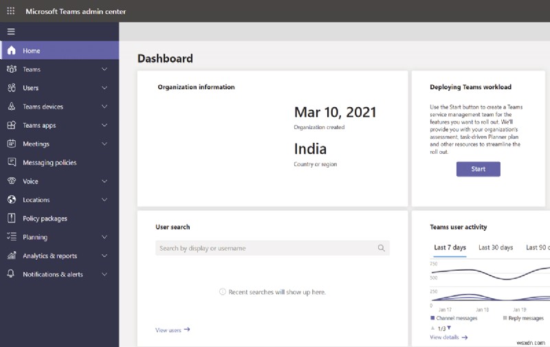 Microsoft Teams Admin Center लॉग इन कैसे करें