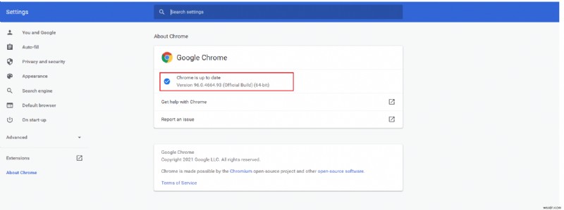 Google Chrome को अपडेट नहीं कर रहा ठीक करें 