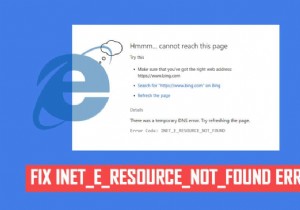 Microsoft Edge में INET E सुरक्षा समस्या को ठीक करें 