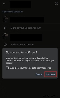 Chrome से Google खाता कैसे हटाएं