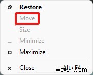 Windows 11 में ऑफ-स्क्रीन विंडो को कैसे मूव करें