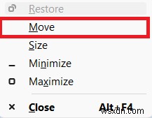 Windows 11 में ऑफ-स्क्रीन विंडो को कैसे मूव करें