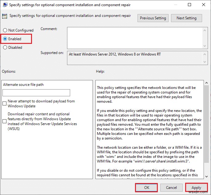 Windows अद्यतन 0x8007000d त्रुटि ठीक करें 