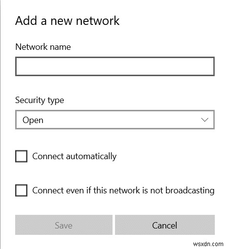 Windows 10 में कोई WiFi नेटवर्क नहीं मिला, उसे ठीक करें
