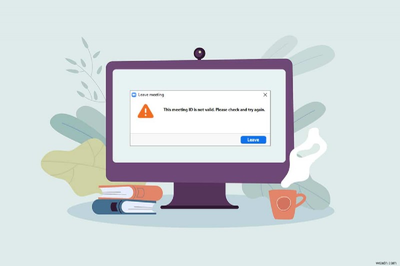 Windows 10 में ज़ूम अमान्य मीटिंग आईडी त्रुटि ठीक करें