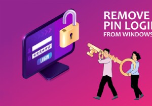 विंडोज 10 से पिन लॉगिन कैसे निकालें 