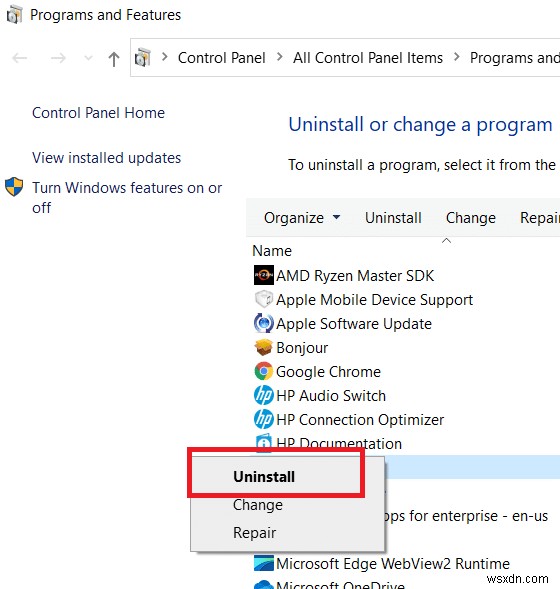 Windows 10 में McAfee LiveSafe को अनइंस्टॉल कैसे करें 