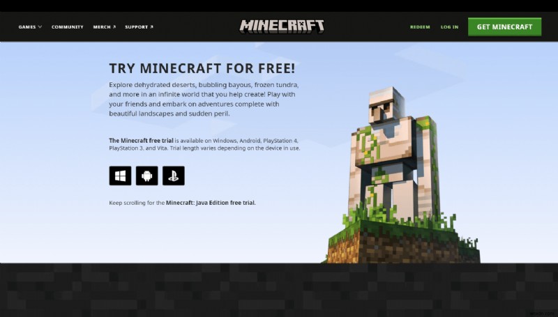 विंडोज 10 Minecraft संस्करण मुफ्त में कैसे प्राप्त करें 