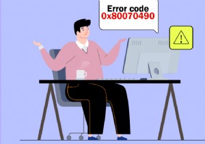 विंडोज 10 में त्रुटि कोड 0x80070490 ठीक करें 