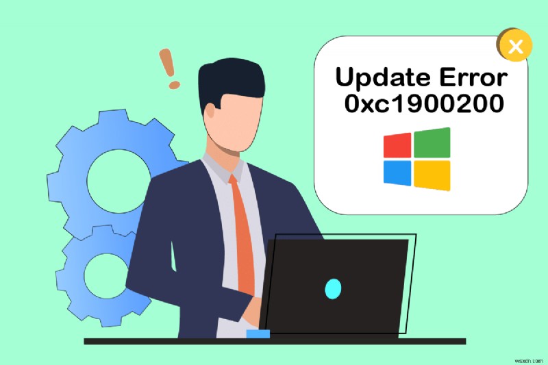 विंडोज 10 अपडेट त्रुटि को ठीक करें 0XC1900200 