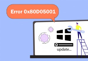 विंडोज 10 अपडेट स्टोर त्रुटि को ठीक करें 0x80D05001 