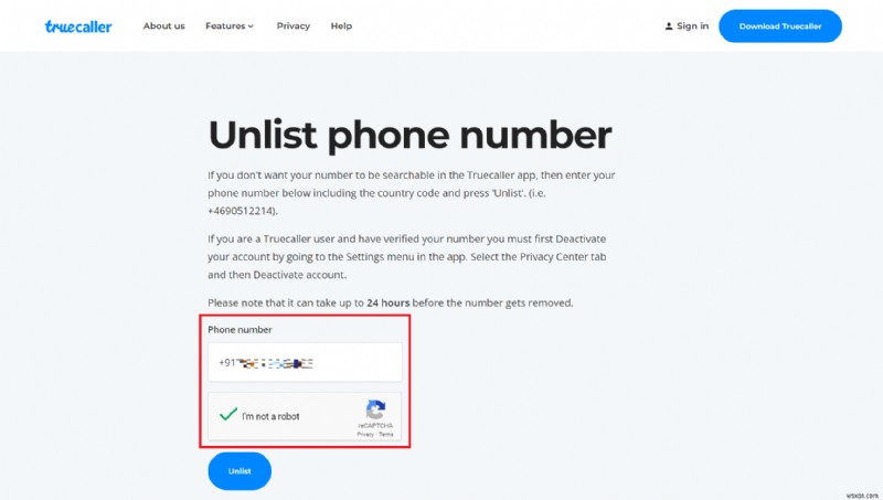 Truecaller से अपना नंबर कैसे अनलिस्ट करें 