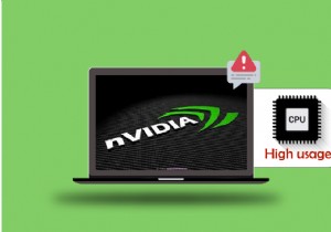 Windows 10 पर NVIDIA कंटेनर उच्च CPU उपयोग को ठीक करें 