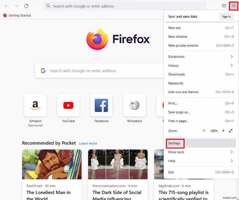 Windows 10 में Firefox PR END OF FILE ERROR को ठीक करें