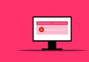 Windows 10 पर रनटाइम त्रुटि C++ ठीक करें