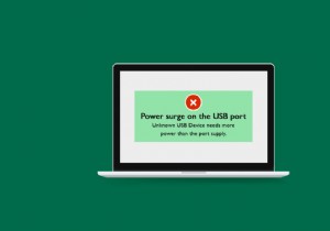 विंडोज 10 में यूएसबी पोर्ट पर पावर सर्ज को ठीक करें 