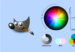 GIMP में रंग कैसे बदलें 