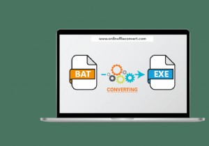 विंडोज 10 में बैट को EXE में कैसे बदलें 