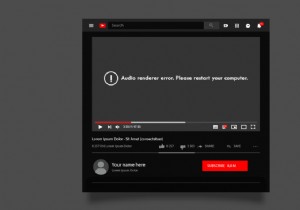 Windows 10 में YouTube ऑडियो रेंडरर त्रुटि ठीक करें
