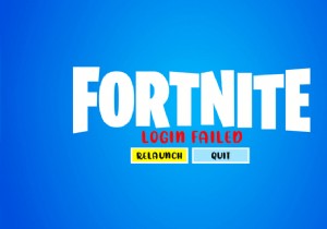 फिक्स लॉग इन फेल आपका अकाउंट इस प्लेटफॉर्म पर नहीं चल सकता Fortnite 