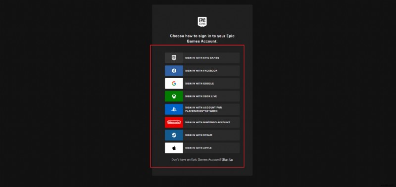 फिक्स लॉग इन फेल आपका अकाउंट इस प्लेटफॉर्म पर नहीं चल सकता Fortnite 