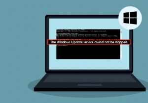 फिक्स विंडोज अपडेट सर्विस को रोका नहीं जा सका 