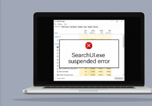 Windows 10 पर SearchUI.exe सस्पेंडेड एरर को ठीक करें 