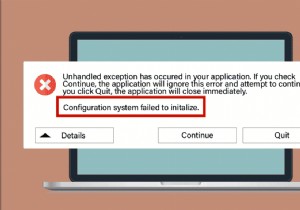 फिक्स कॉन्फ़िगरेशन सिस्टम विंडोज 10 पर प्रारंभ करने में विफल रहा 