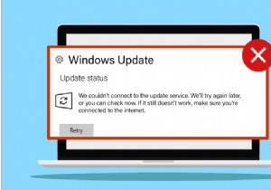 फिक्स हम विंडोज 10 में अपडेट सर्विस से कनेक्ट नहीं हो सके 